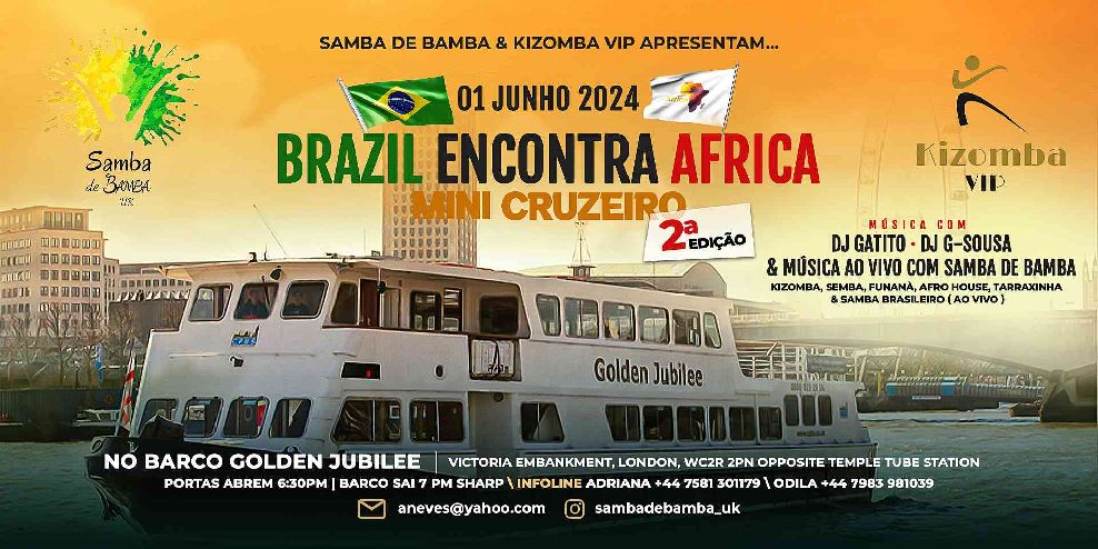 Folder de Brazil Encontra Africa